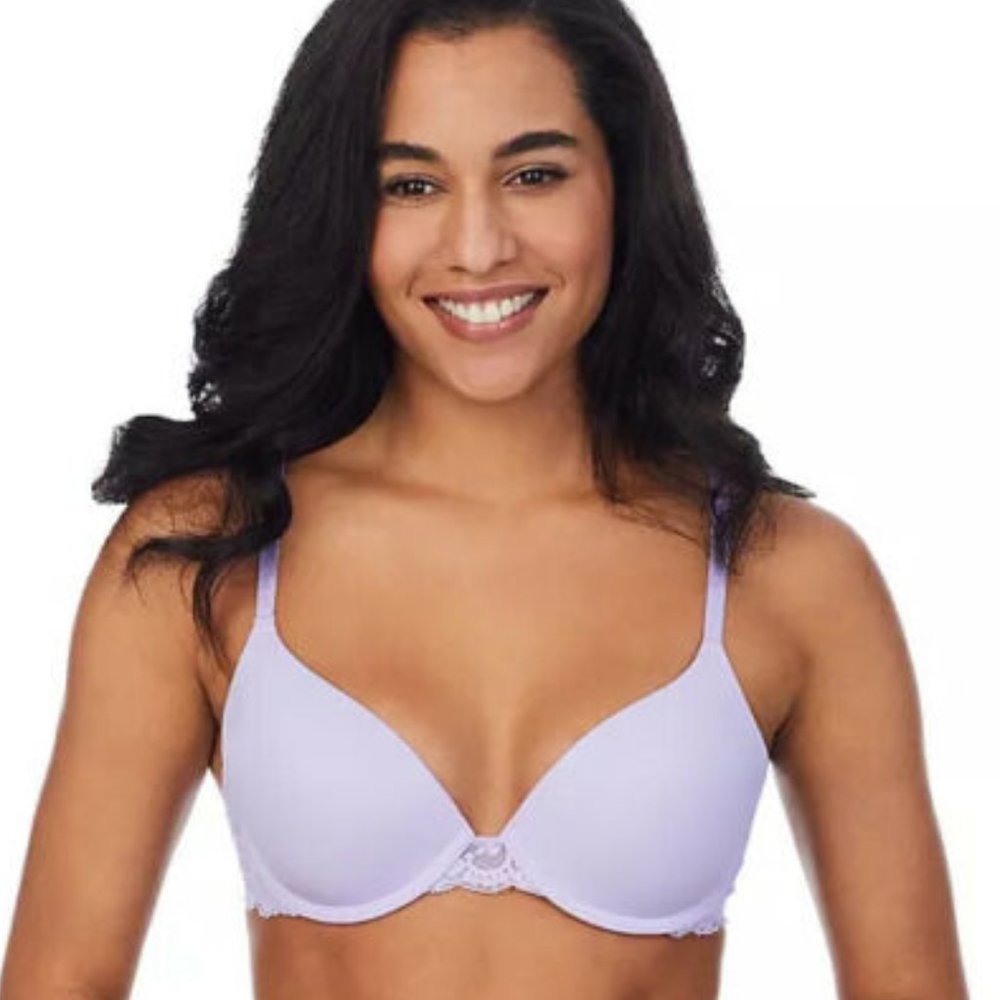 SO NWT Lavender Soft Lift Padded T-Shirt Bra ZG61B200Z 36C
